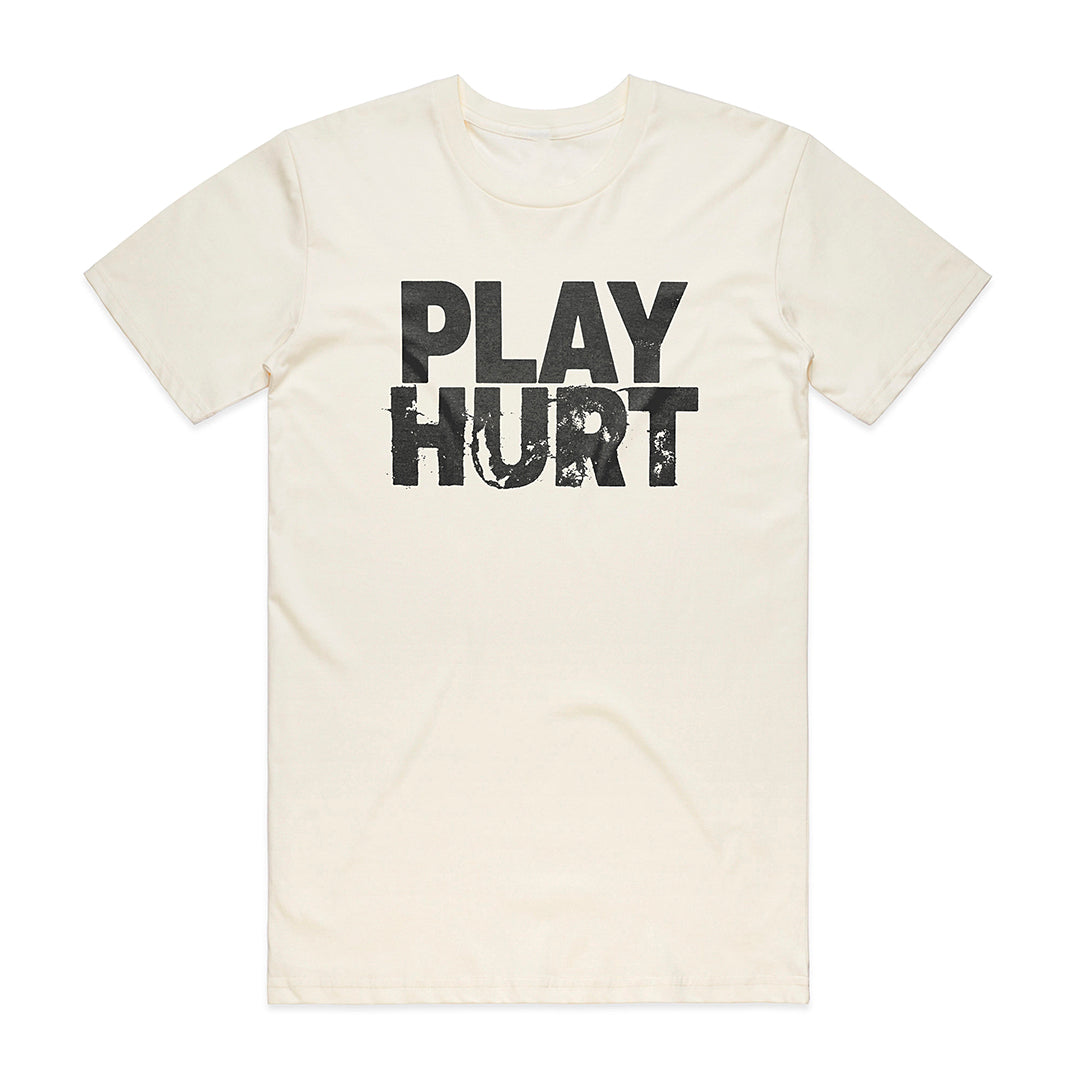 Play Hurt Natural Logo Tee