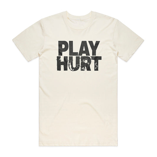 Play Hurt Natural Logo Tee